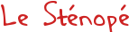 Le Sténopé